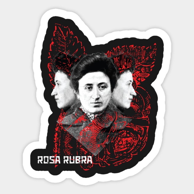Rosa Rubra dark Sticker by Anthraey